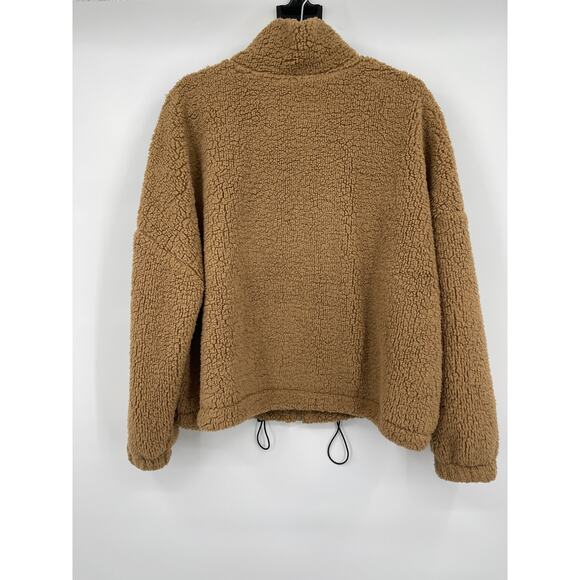 No Boundaries Juniors Brown Full Zipper Sherpa Jacket Size XL - Picture 10 of 10